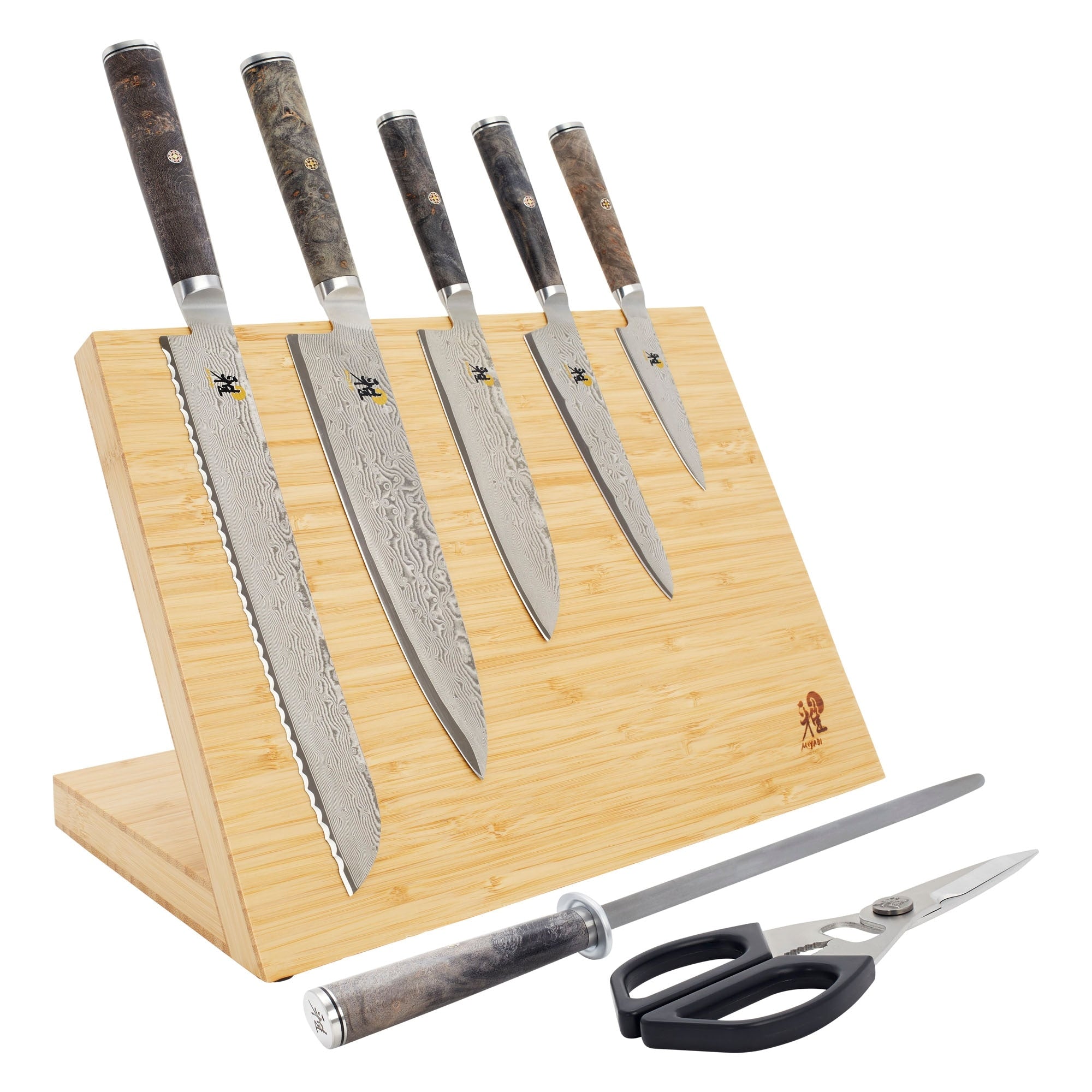 Miyabi Black 5000Mcd67 8 Pc Knife Block Set