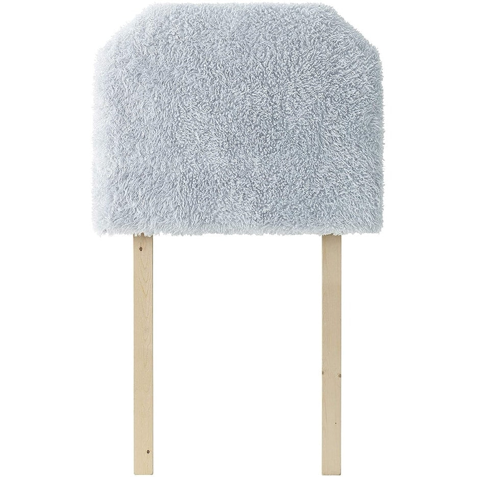 Mo Frizzle College Headboard With Legs Plush Thickness Alloy Gray