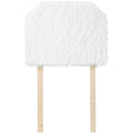Mo Unruly Plush College Headboard With Legs
