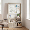 Mobile Double Sided Whiteboard Storage Chalkboard