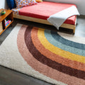 Amelia Rainbow Print Shag Area Rug