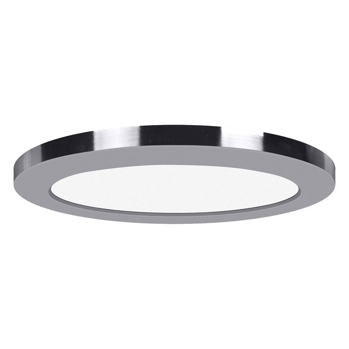 Modplus 9 Inch Chrome Led Round Flush Mount