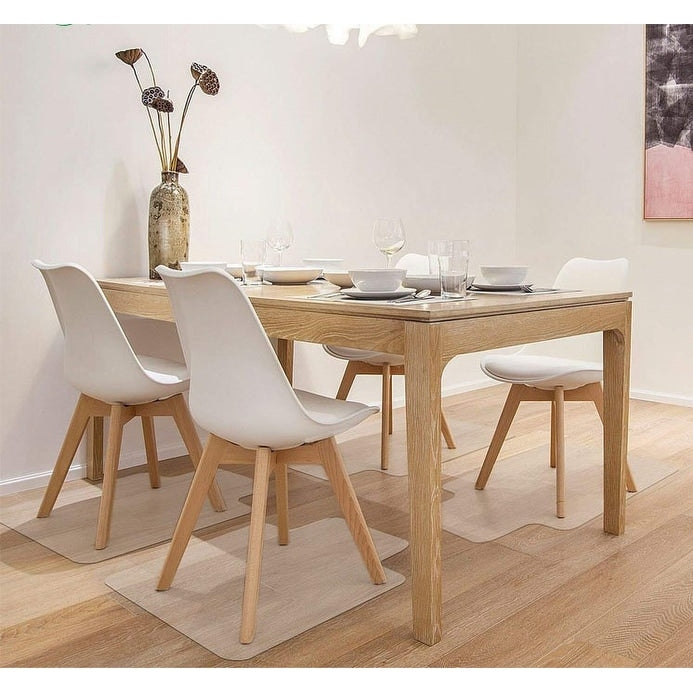 Moda Excellent Plus Home Office Pvc Chair Mat Lip Shape Leather Pattern