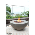 Modeno Roca Gray Concrete Fire Table Propane Assembly 50 000 Btus