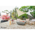 Modeno Westport Gray Concrete Color Fire Table Natural Gas 50 000 Btus