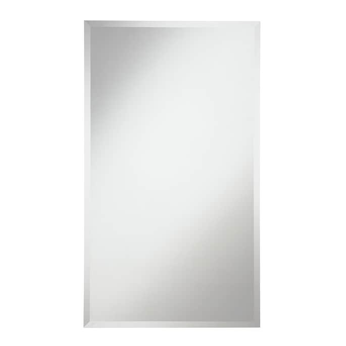 Modern 22 In. Contemporary Mirror In Clear