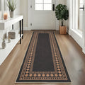 Modern 2X6Area Rug Minimalist Geometric Pet Friendly Area Rug 23 X 12 Runner