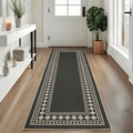 Modern 2X6Area Rug Minimalist Geometric Pet Friendly Area Rug 23 X 12 Runner