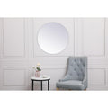 Modern 32 In. Contemporary Mirror In Clear