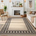 Modern 5X7Area Rug Minimalist Geometric Pet Friendly Area Rug 23 X 12 Runner