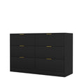 Modern 6 Drawer Dresser For Bedroom Chest Of Drawers Wardrobe Armoire Closet Clothing Storage Cabinet