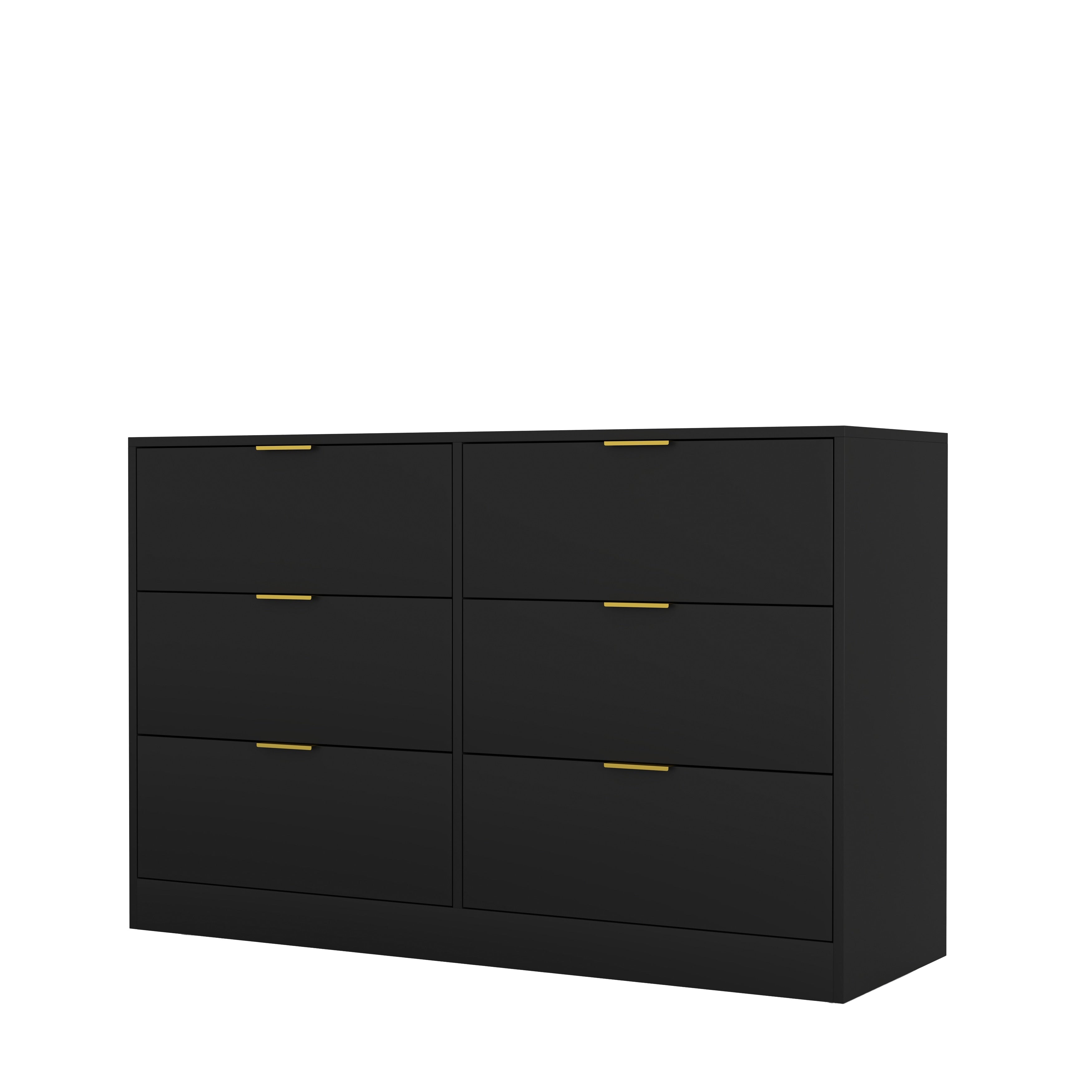 Modern 6 Drawer Dresser For Bedroom Chest Of Drawers Wardrobe Armoire Closet Clothing Storage Cabinet