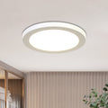 Modern 7.1 Round Led Flush Mount Light Dimmable 5Cct 12W Ceiling Light 7.1 Diameter X 0.5 Height
