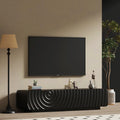 Modern 70 Tv Stand For Tvs Up To 78 Media Console Entertainment Center With Cabinet And 2 Drawers