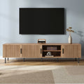 Modern 78 Tv Stand For Tvs Up To 85 Entertainment Center With Storage Cabinet And Shelves