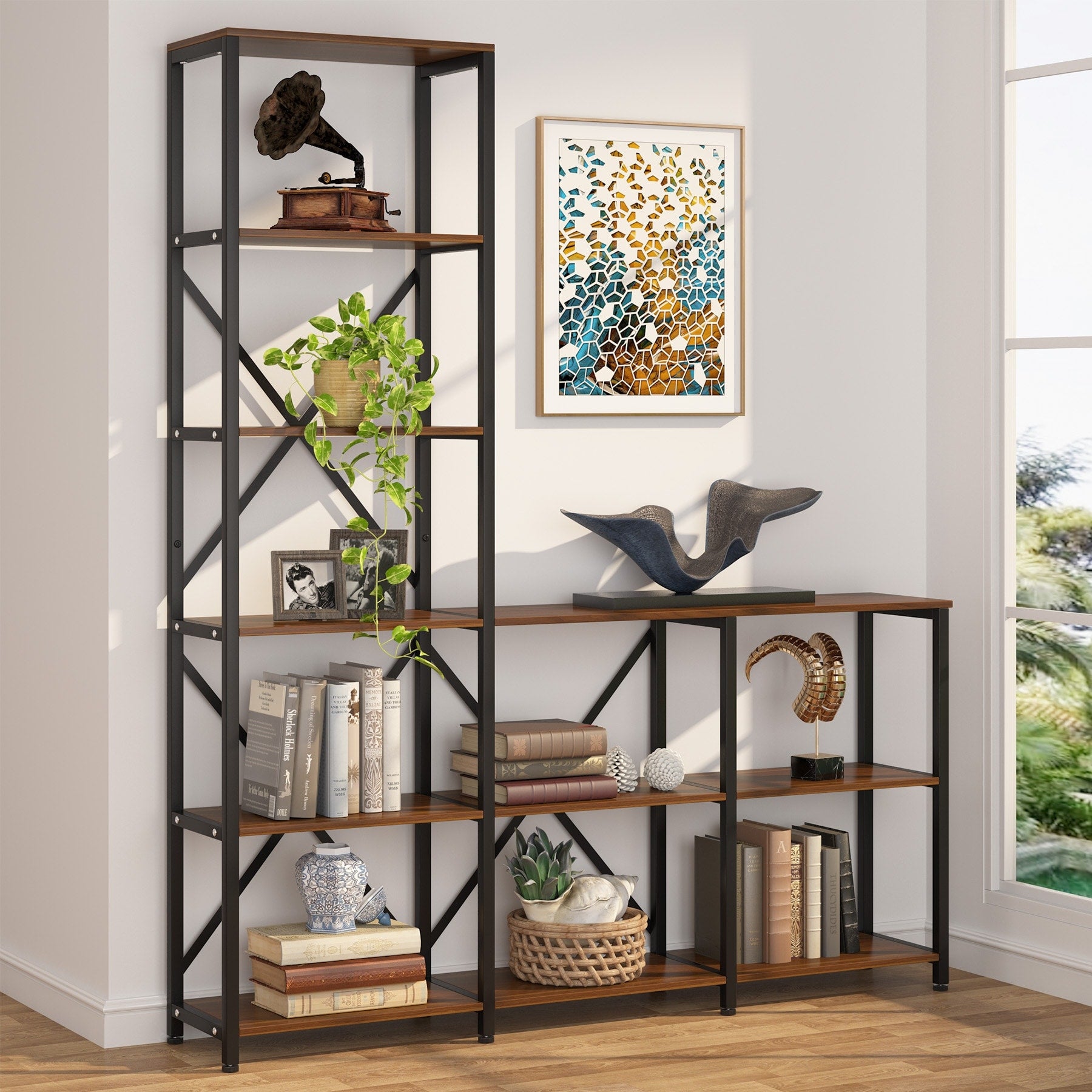 Modern 9 Shelves Bookshelves