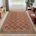 Modern 9X12Area Rug Floral Geometric Soft Foldable Washable Rug 23 X 12 Runner
