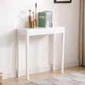 Modern Amy White Wood Console Sofa Table