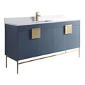 Modern Bathroom Vanity Set Vireous China Sink Top