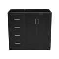 Modern Bathroom Vanity Diamond Pattern With Soft Close Doors Concealed Storage By Gdfstudio Sink Not Included