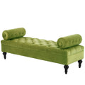 Modern Bedroom Bench End Of Bed Bench With 2 Detachable Pillows Upholstered Footstool Indoor Bench Lounge Bench