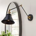 Lnc Black Wall Sconce Plug In Or Hardwire Lamp Adjustable Lighting