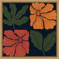 Modern Blooms Iv By Cheryl Warrick Framed Canvas Wall Art Print