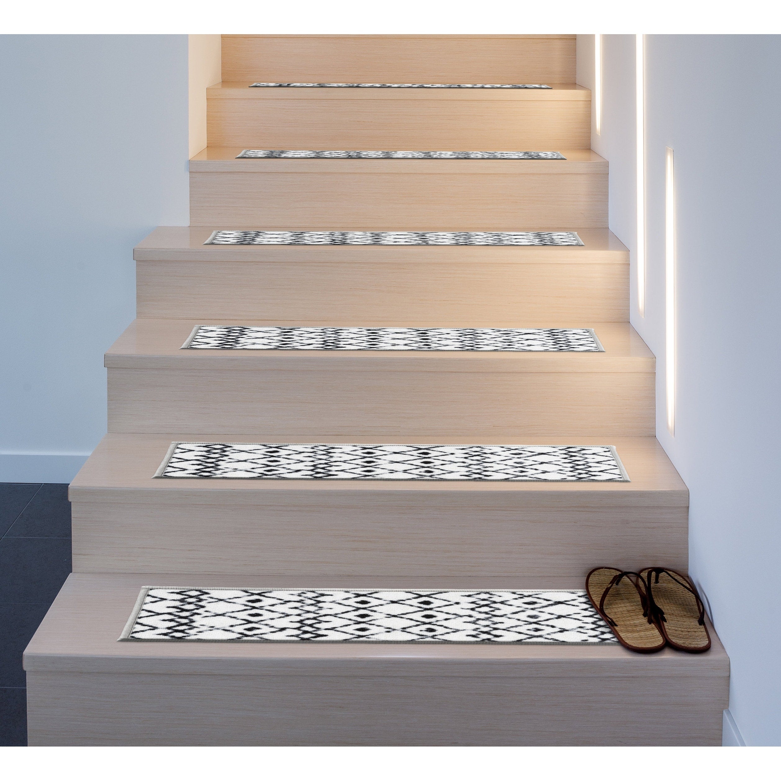 Modern Boho Design Non Slip Stair Treads