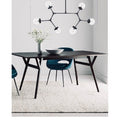 Modern Bubble Geometric Six Light Chandelier In Matte Black