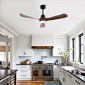 Modern Ceiling Fan With Reversible Motor Remote Control