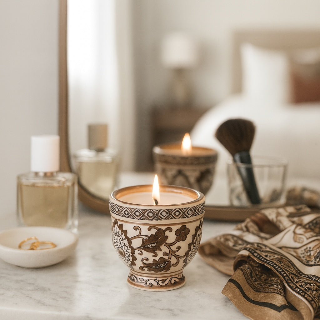 Modern Chinoiserie Ceramic Scented Candle 4.0