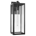 Modern Clear Glass Outdoor Wall Light
