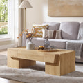 Modern Coffee Table With Storage Wood Large Center Table With Drawer