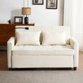 Modern Convertible Sofa Bed Pull Out Loveseat With Usb Ports Padded Sleeper Sofa With Adjustable Backrest