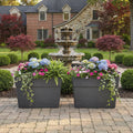 Modern Decorative Garden Pots For Indoor Outdoor Use Set Of 2