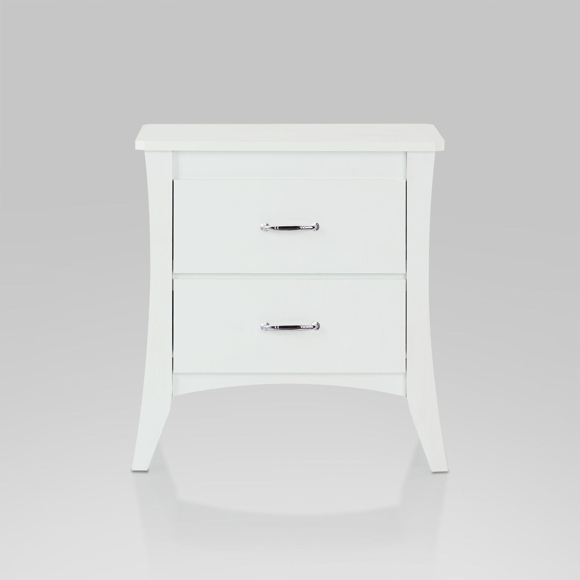 Modern Designs 25 2 Drawer Nightstand Table White