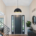 Modern Dimmable 1 Light Bowl Shape Pendant Lighting Fixture For Bedroom Dining Room Kitchen Island