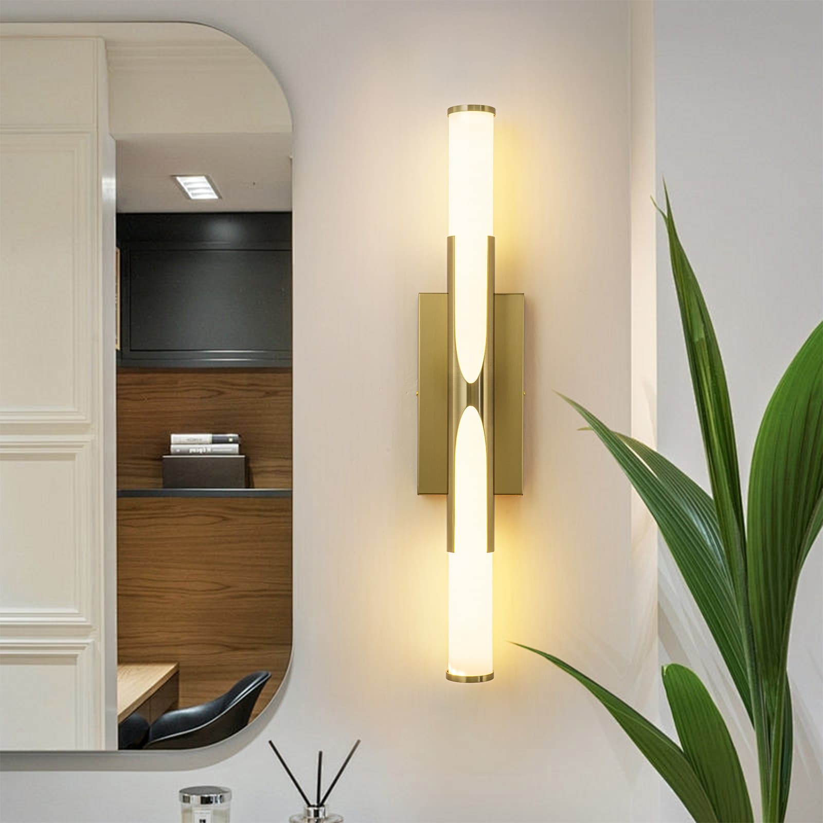 Modern Dimmable Led Wall Sconce Bathroom Vanity Light