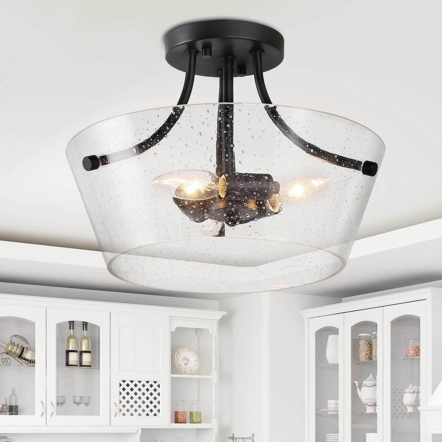 Modern Full Flush Ceilling Lighting For Kitchen Living Room Dining Room D13 X H10