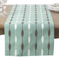 Modern Embroidered Design Table Runner