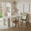 Modern Extendable Dining Table With Storage 36.61 L X 98.43 W X 39.37 H