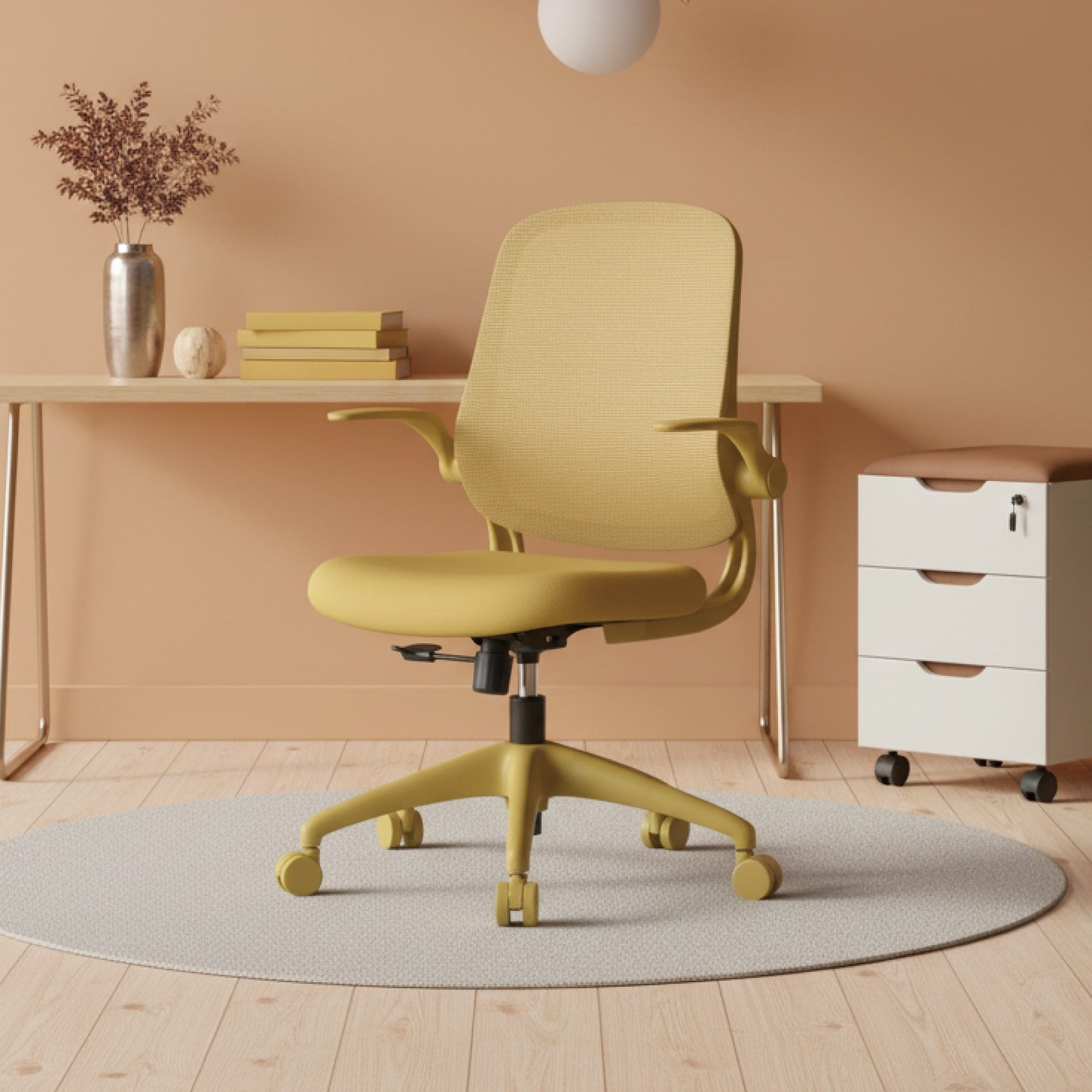Modern Fabric Bifma 3D Flipping Arms Quality Office Chair Boss Ceo Luxury Ergonomic Meeting Room Staff Chair