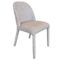 Modern Fabric And Metal Dining Chair Set Of 2