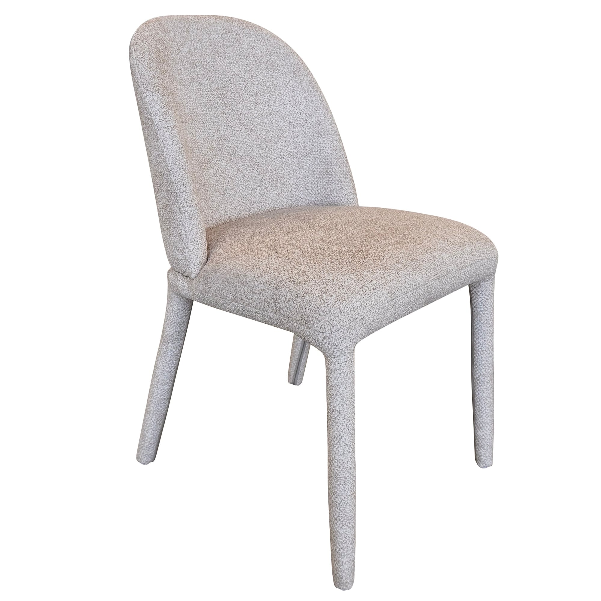 Modern Fabric And Metal Dining Chair Set Of 2
