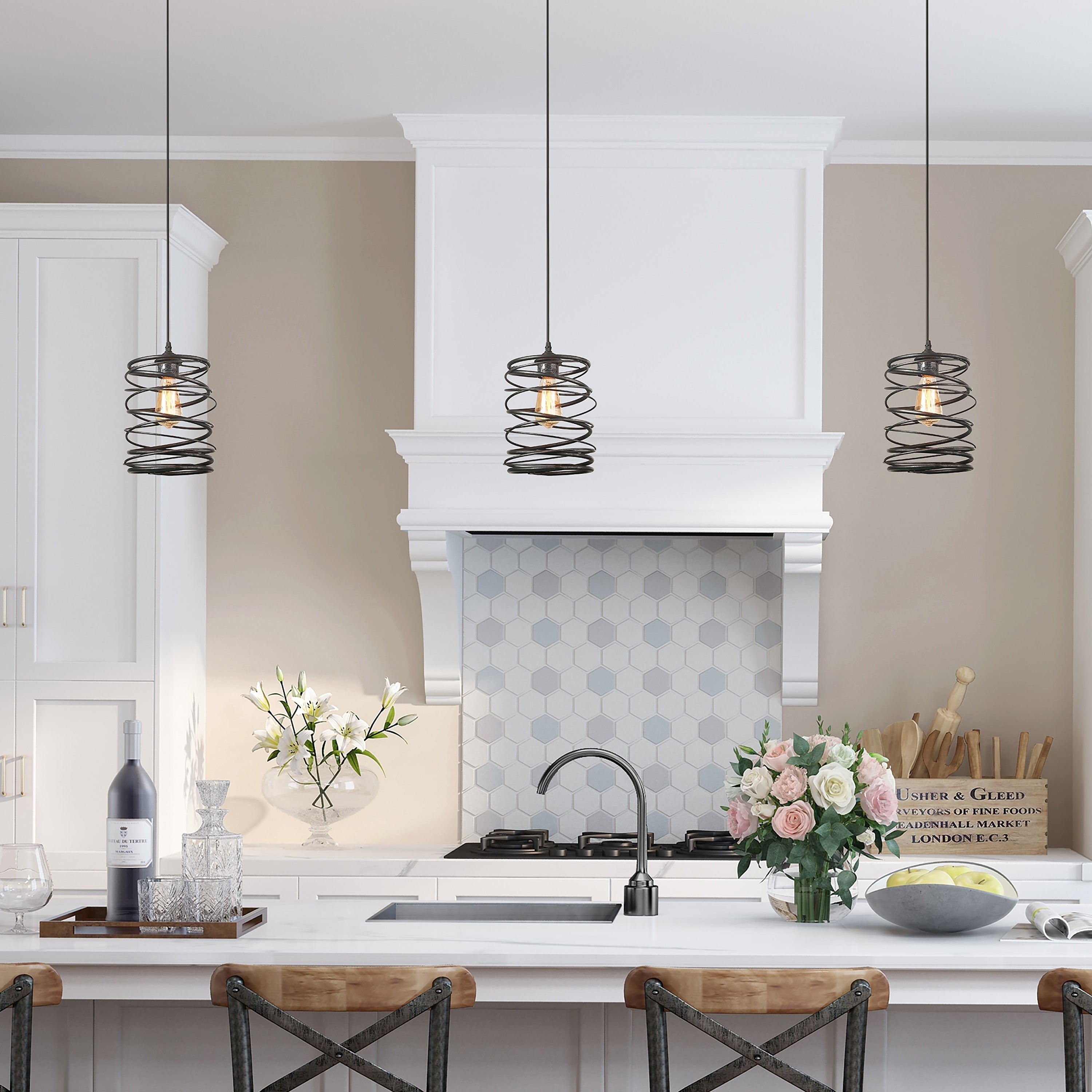 The Gray Barn Windy Bracken 1 Light Pendant Bronze Rustic Ceiling Light