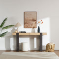 Modern Farmhouse 2 Drawers Console Table Entryway Table Sofa Table