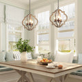 Modern Farmhouse Pendant Vintage Lantern Chandelier Lighting D 16 X H 17.5