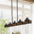 Industrial Pendant Lighting With 5 Lights Hanging Ceiling Lighting Fixture N A