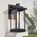 Lnc Aluminum 1 Light Porch Patio Garden Black Outdoor Wall Sconce