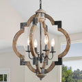 4 Lights Penant Lighting For Kitchen Island Farmhouse Chandelier